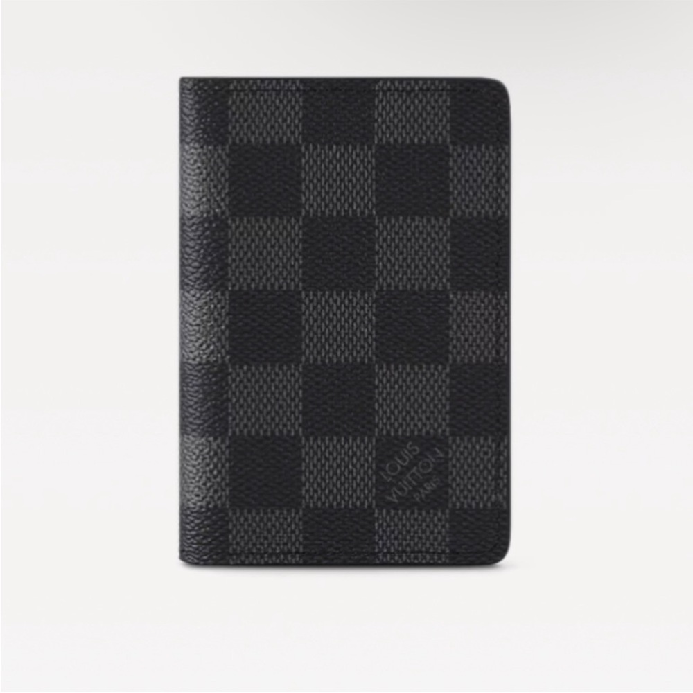 Louis Vuitton Black Checkered Card Case
